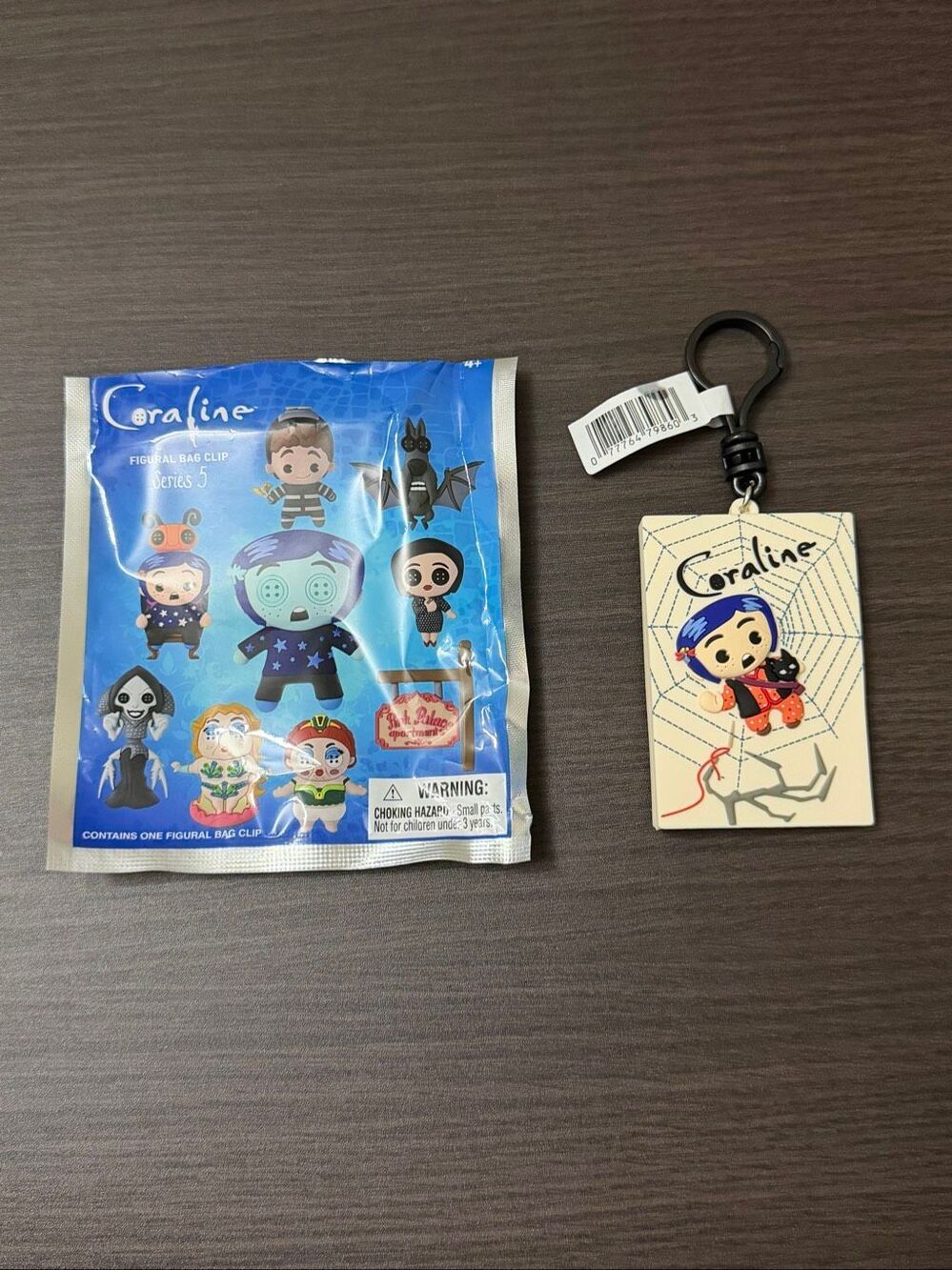 Coraline Series 5 Figural Bag Clip Keychain CHASE - Coraline Poster